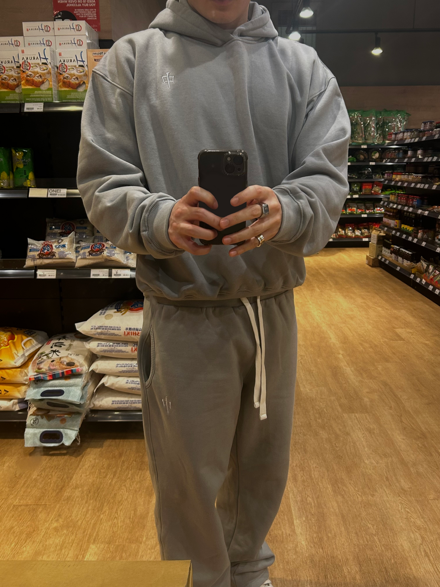 Ice Grey Onei Hoodie