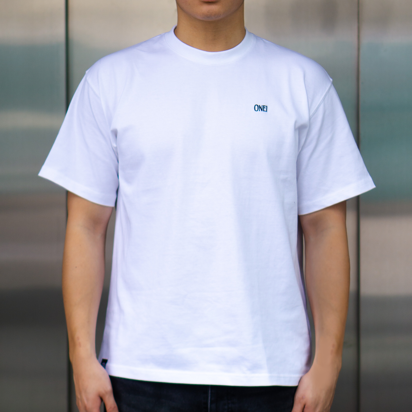 White Short Sleeve Shirt – Embroidered Logo & Dragon Orb Hem Tag (Clearance Sale)